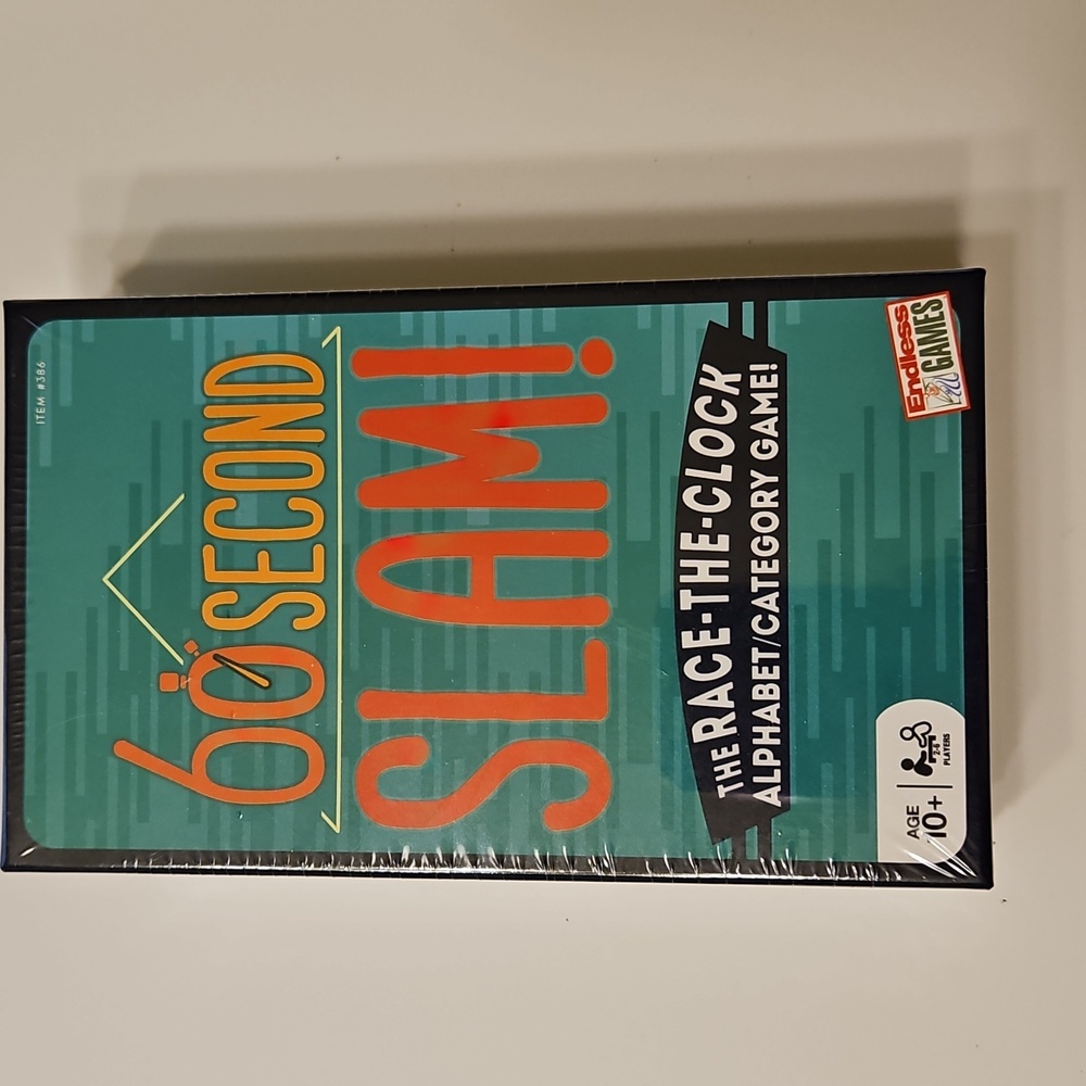 Endless Games 60 Second Slam Board Game New Family Night